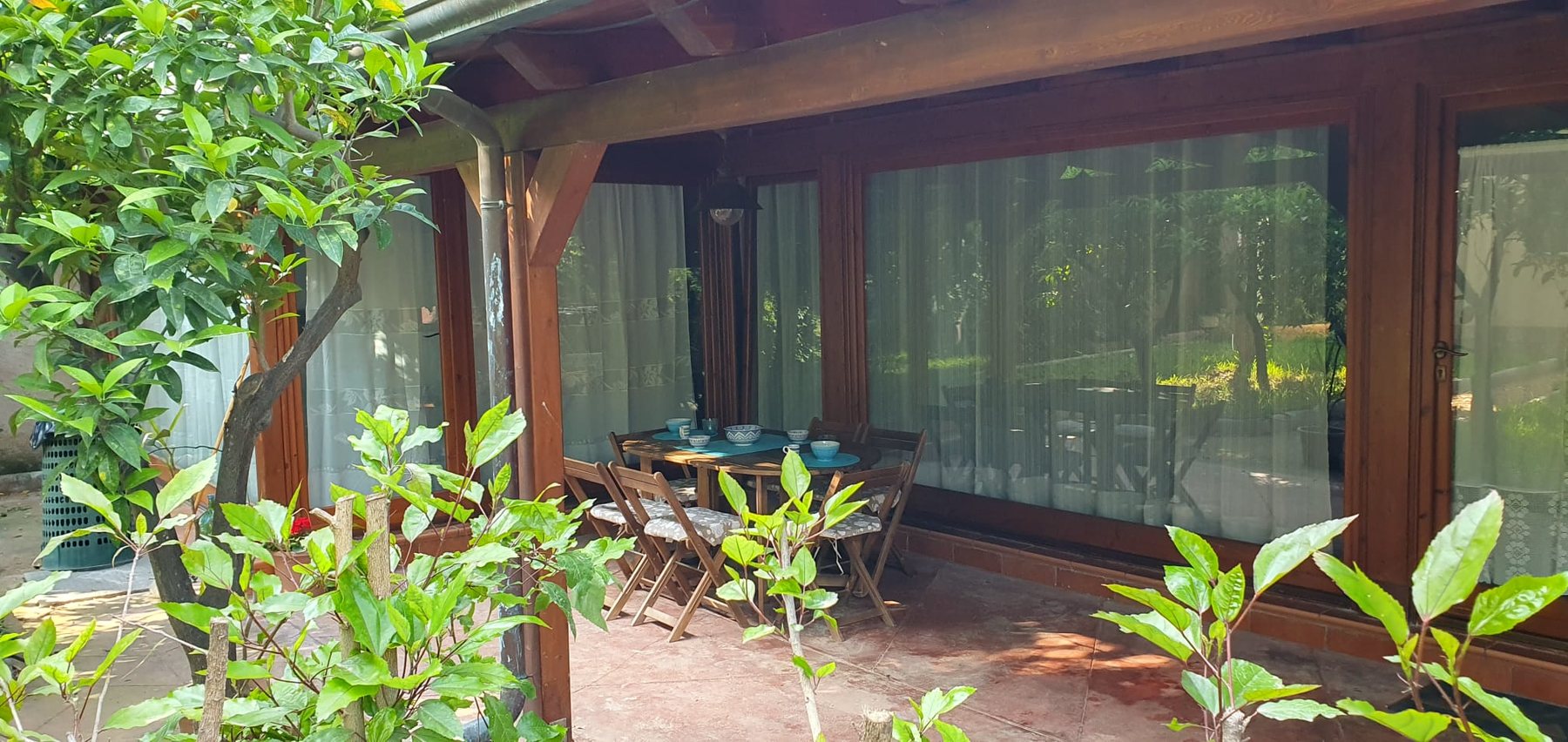Patio e verde