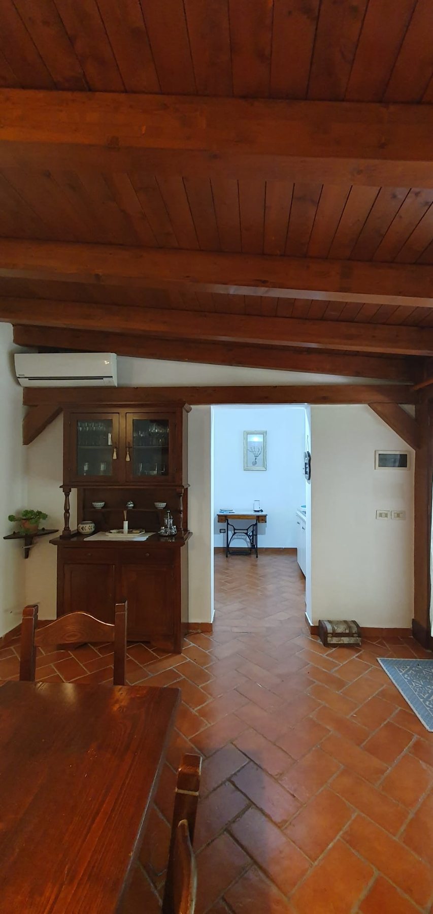 Vista verso la cucina